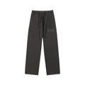 Fear Of God Essentials Tone‑on‑Tone Text Logo Straight‑Leg Sweatpants Charcoal Grey