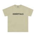 Fear Of God Essentials 3D Chest Logo Short Sleeve T-Shirt Light Beige