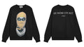 IH NOM UH NIT Yellow Mask Cuban Link Sweatshirt - Black